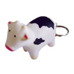 China O keyring criativo do esforço da vaca do produto da promoção nova customed o logotipo à venda