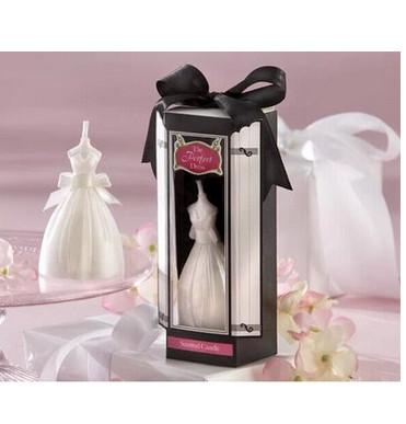 China New creative promotion gift product wedding gift festival dress party candle with gift box for sale