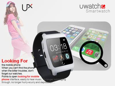 China Android Smart watch with MT2501 1.44 inch Touch screen, Waterproof Smartwatch for sale