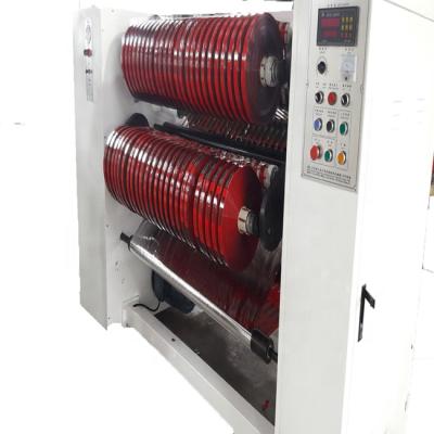 China machinery & Semi automatic hardware four axis second hand bopp strip slitting machine for sale