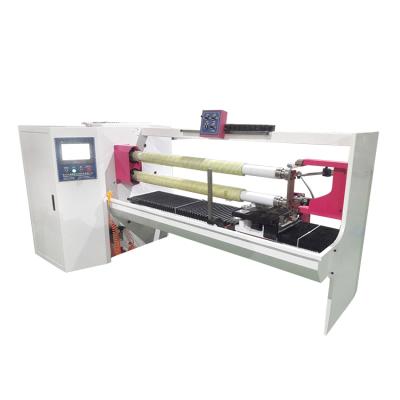 China machinery & XMY002 Hardware Double Spindle Cutting Roll Machine For OPP , Ribbon Jumbo Roll for sale