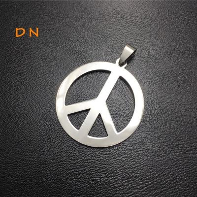 China Dina Factory New Round Items Mark Flower Double Heart Stars of Peace Stainless Steel Accessories Pendant for Necklace and Earrings SA00004 for sale