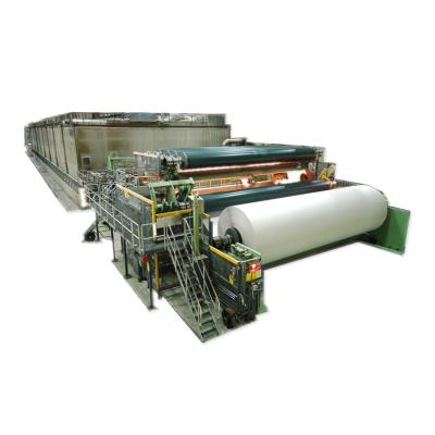 China Copy Paper Bamboo Bagasse Banana Wood Pulp Molding Machine White A4 Copy Paper Making Machine for sale