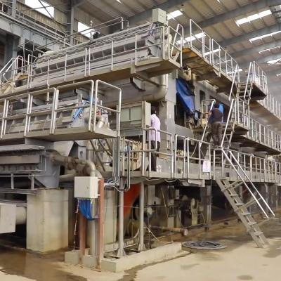 China Factory Recycling Waste Cardboard Box Making Machine Kraft Paper Rolling Paper Machine Kraft Paper Rolls for sale