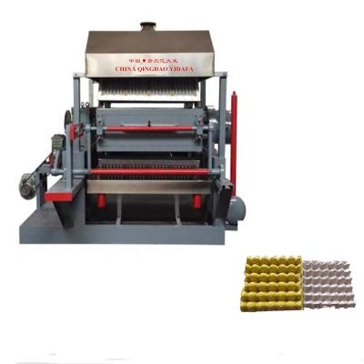 China Small Biodegradable Semi Automatic Egg Tray Paper Pulp Carton Machine for sale