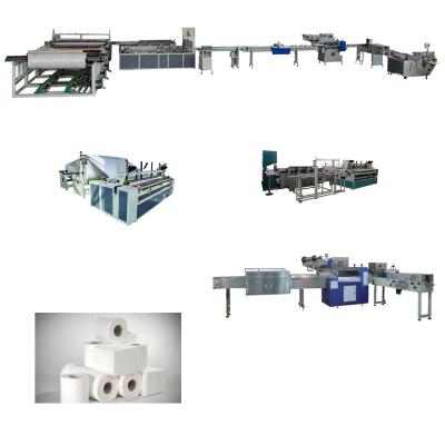 China Factory automatic kitchen paper towel rewinding toilet paper machine manufacturers paper making machine for sale