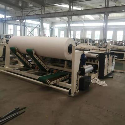 China Household Tissue Paper Production China Toilet Paper Tissue Paper Converting Make Machine for sale