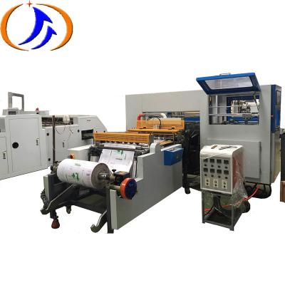 China Factory Factory Full Automatic A4 Paper Cutting And Packing Machine / A4 Cutting And Kraft Paper Production Line for sale