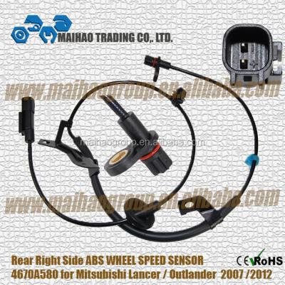 China Right Side Rear ABS WHEEL SPEED SENSOR 4670A580 For Mitsubishi Lancer Outlander 2007 2012 SAME ORIGINAL for sale