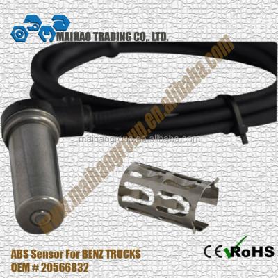 China WHEEL SPEED SENSOR ABS OEM 20566832 FOR BENZ TRUCKS ORIGINAL SAME for sale