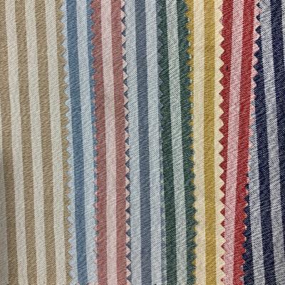 China 2020 Shaoxing Textile 100 Cotto Scratch Shrink-Resistant Fabric With Different Stripe Width for sale