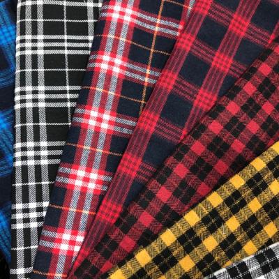 China 2020 design 2020 latest fashion anti-static soft egyptian cotton yarn dyed poplin twill check stripe many color plain plaid fabric for shirt for sale