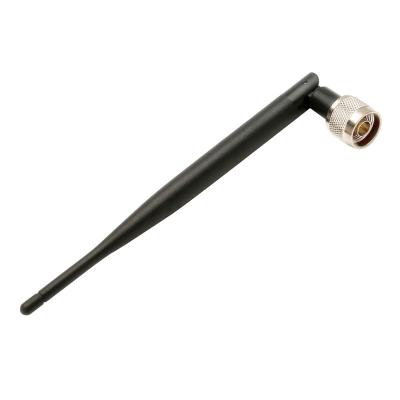 China 200mm Dual Band 2.4 Rubber Duck Antenna With N Male WL-2400E200 for sale