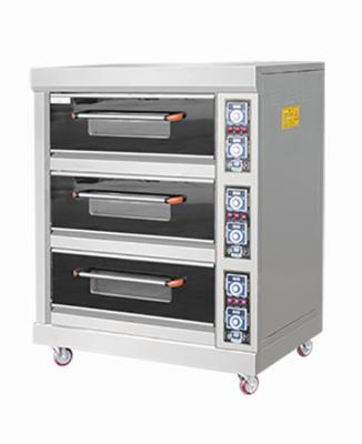 China Quality Price Guaranteed Commercial Stainless Steel Gas Deck Supply Suitable Electric Oven for sale