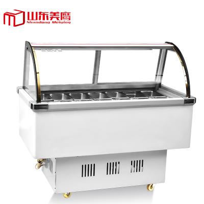 China Double-temperature good price in china ice cream cabinet dipping cabinet for ice cream for sale