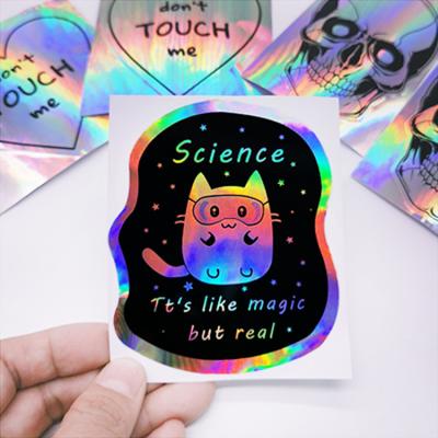 China Waterproof Custom Make New Brand Hologram Sticker Holographic Label LOGO Printing for sale