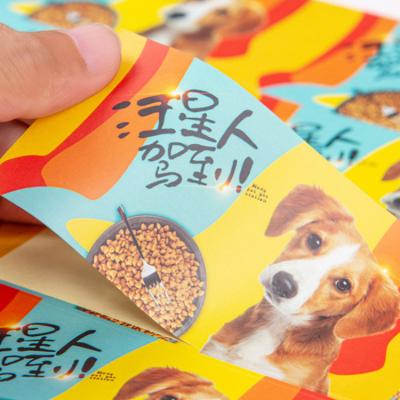 China Waterproof Custom Logo Printing Paper Sticker With Good Price for sale