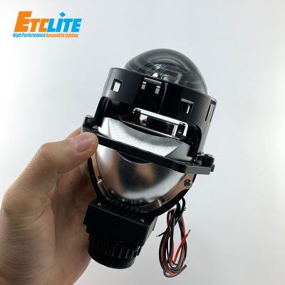 China Super Bright 110W 12000Lm Hi Lo Beam 3.0 Inch Light Bulb Bi Led Projector Lens Headlight For Car Universal for sale