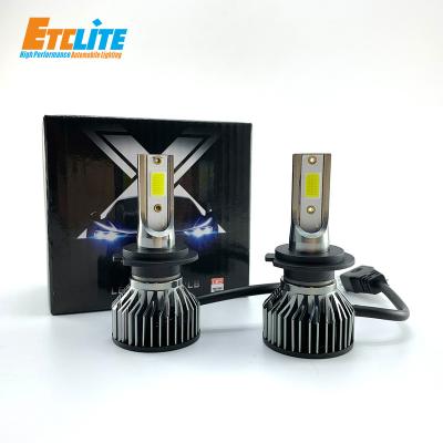 China High Brightness Auto Head Light IP67 12V 72W 6400 Lumen H7 H8 H11 H15 9005 Bulb 9006 COB Vehicle Lamp H4 H13 9007 Car Led Headlight for sale