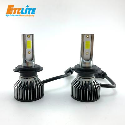 China High Power New 6400Lm 72W 12V Super Bright H8 High Brightness H3 H13 9005 9006 High Low Auto Car Led Headlight Led Head Lights H11 H7 H4 for sale