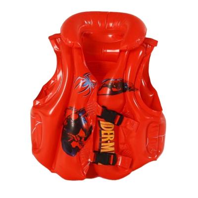 China Outdoor Sports Safety Kids Learn PVC Inflatable Life Vest Swimming Vest for sale