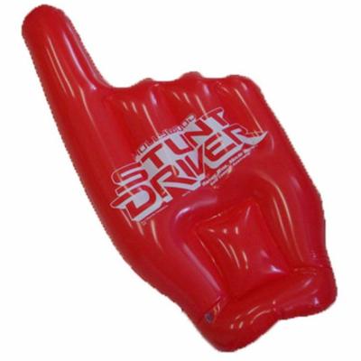 China Unisex factory custom PVC inflatable palm inflatable hand inflatable finger cheap durable toys for sale