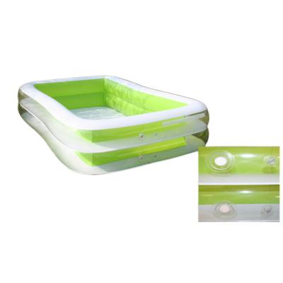 China Hot Selling Outdoor Sports Outdoor Deep Inflatable Rectangular Swimming Pool For Family for sale