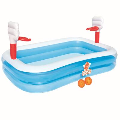 China New Outdoor Sports Inflatable PVC Round Swimming Pool For Kids for sale