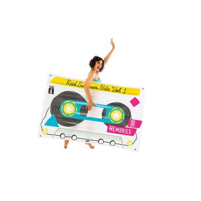 China Custom Factory Unisex Tape Cassette Pool Floating, Inflatable Party Toy Pool for sale