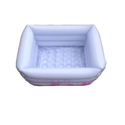 China Home Outdoor Sports Relax Inflatable Foot Bath Basin Around Inflatable Foot Wash Spa Basin For Sale for sale