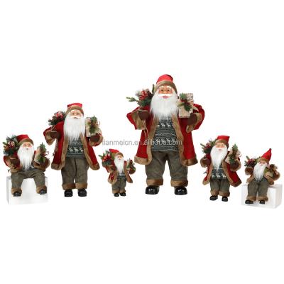 China Fabric 30~180cm Family Christmas Decoration Supplies Christmas Gift Holiday Decoration Home Collectable Christmas Santa Claus for sale