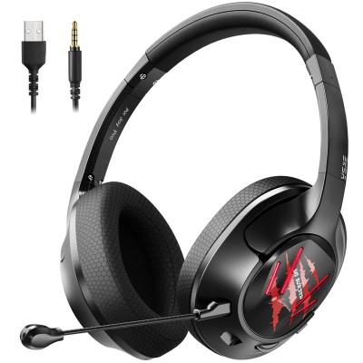 China Lightest Earphone EKSA E3 Joy Pro Gaming Headphones 7.1 Air Surround - Noise Over Ear Gaming Headset For XBOX Switch Phone for sale