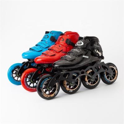 China Lightweight Adult Carbon Fiber Racing Speed ​​Skates Shoe for sale