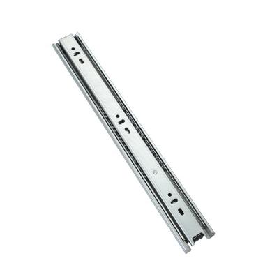 China MSY-4208 42mm Modern Wide Cold Rolled Full Extension Sideboard Soft Narrow Drawer 3 Fold Steel Slide Hardware Fit Parts for sale