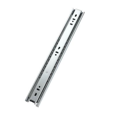 China Jieyang modern professional factory produce MSY-4510 45mm width drawer slide silent cold rolled steel 3 fold slide for supermarket for sale