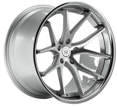 China ALLOY 20 Inch 4x4 Wheels 5*120 6*139.7 Two Piece Forged Aluminum Rims for sale