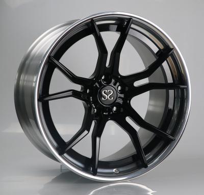 China 21*9.5 ALLOY Front 21*11 Rear Staggered 2-PC Forged Wheels Rim For Porsche Cayenne 5x130 for sale