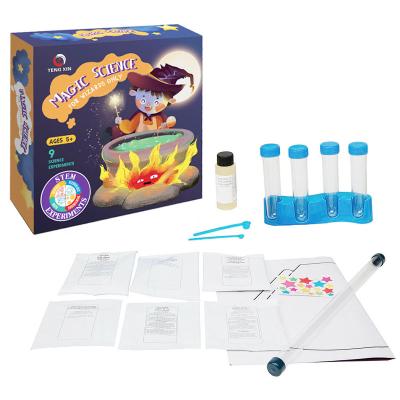 China Science Experiment Safety Chemistry Magic Kit for Kids 27*27*7cm for sale