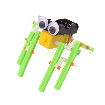 China Factory Educational Supply Simple Spider Robot 3d DIY Kids Toys Education For Promotion 48x39.5x37cm for sale