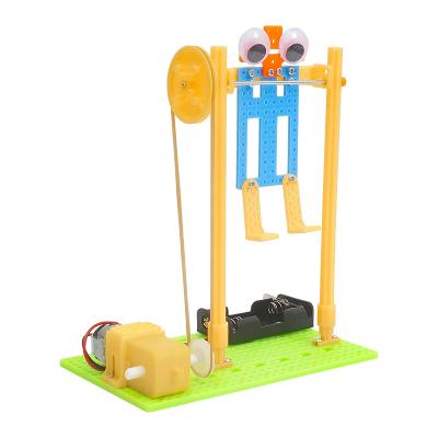 China New arrival horizontal bar robot puzzle intelligence diy toy for kids 48x39.5x37cm for sale