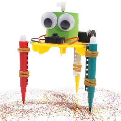 China DIY Graffiti Robot School Science Projects Doodling Kit For Student 48x39.5x37cm for sale