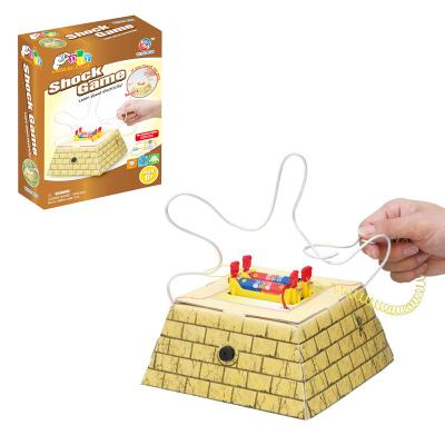 China DIY shock game craft kits for kids learning game science projects with paper craft 22.5*16.5*6cm for sale