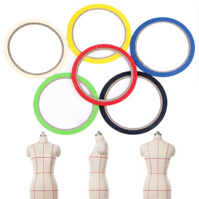 China 3mm*20m Draping Tape For Clothes Mannequin Pattern Making Whiteboard Marking Sewing Tape Thin Striping Chart Art Tape 3mm*20m for sale