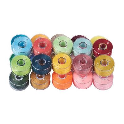 China Polyester Sewing Yarn Wear Resistant Thread Spools Pre Wound Spools For Hand Craft Supplies Sewing Knitting Quilting for sale