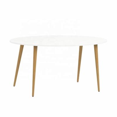 China NOVA Dining Room Table Center Round Adjustable Modern Melamine Furniture Living Room Wood Dining Table (Size) for sale