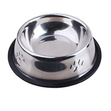 China Fantastic Wholesale SUS Quality Food Feeder Bowl Stainless Steel Round Shape Assemble Water and Food Pet Bowl for sale