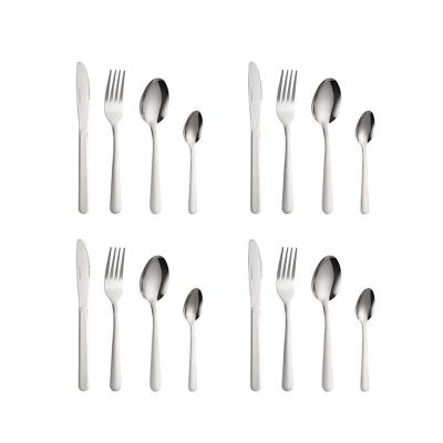 China Viable Manufacturer Kitchen Custom Luxury 16/24/32 Pcs Knife Fork Spoon Silverware Flatware Stainless Steel Cutlery Set for sale