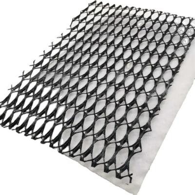 China Luxin Roof Waterproofing Nonwoven Geotextile Landfills Composite Drainage Net and Drainage Board for sale