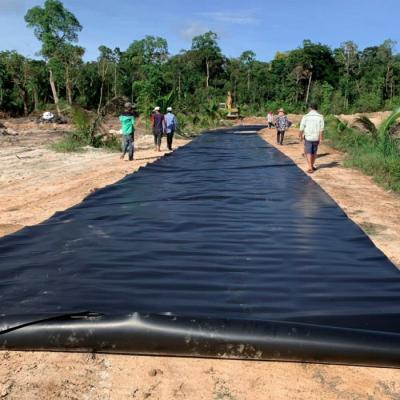 China Blue 2mm High Density Polyethylene Geomembrane Hdpe Plastic Fish Farm Pond Liner Sheet for sale