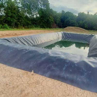 China Geomembran 0,5 mm 0,75 mm 1 mm 1,5 mm Runder Teich Liner für Garnelen Teiche zu verkaufen